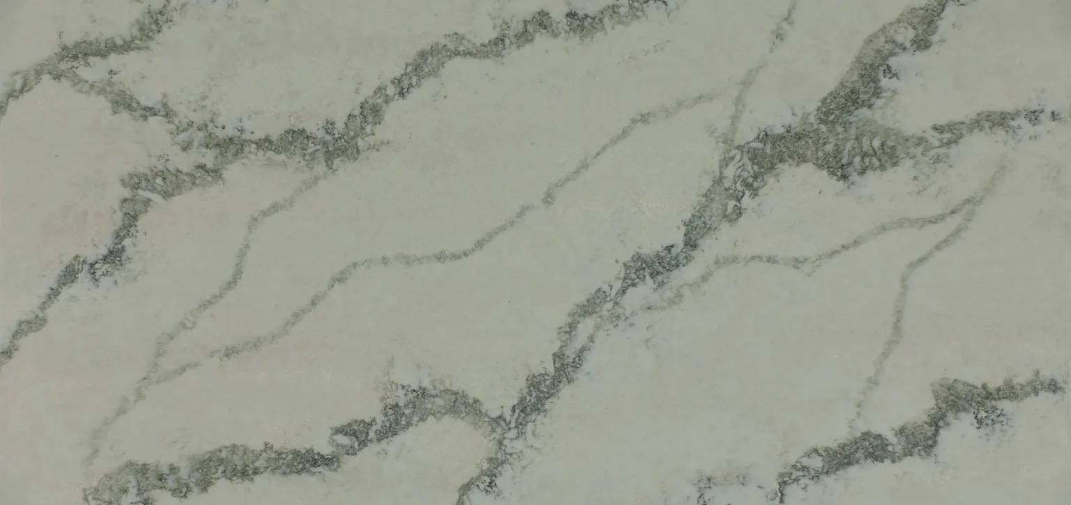 Sage green, dark veins