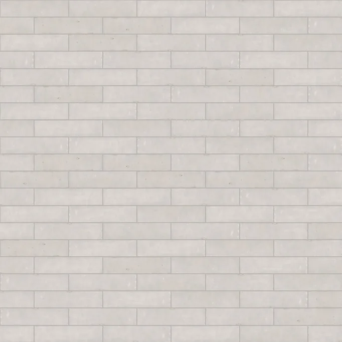 Glossy White Brick 6x24